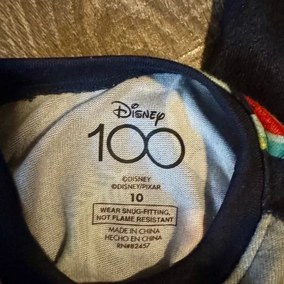Kids Disney 100 anniversary Christmas Pajamas - Picture 2 of 7